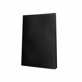 Carpeta liderpapel escaparate 40 fundas pvc folio negro