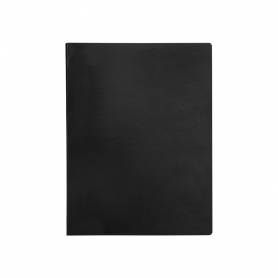 Carpeta liderpapel escaparate 10 fundas pvc folio negro