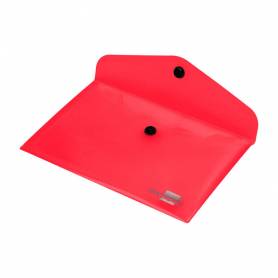 Carpeta liderpapel dossier broche polipropileno din a6 rojo transparente