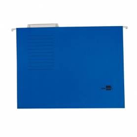 Carpeta colgante liderpapel folio azul