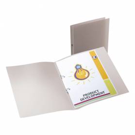 Carpeta liderpapel 2 anillas redondas mini 15 mm 49074 polipropileno din a4 transparente