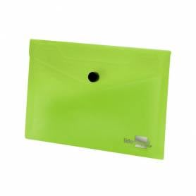 Carpeta liderpapel dossier broche 44223 polipropileno din a7 verde translucido