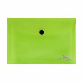 Carpeta liderpapel dossier broche 44233 polipropileno din a6 verde translucido