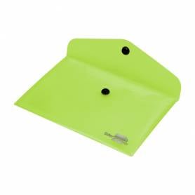 Carpeta liderpapel dossier broche 44233 polipropileno din a6 verde translucido