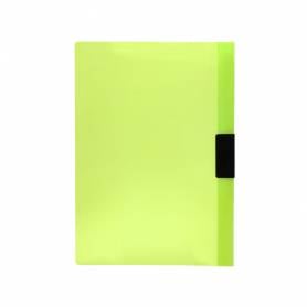 Carpeta liderpapel dossier pinza lateral 45303 polipropileno din a4 verde cla30 hojas pinza deslizante