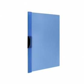 Carpeta liderpapel dossier pinza lateral 45302 polipropileno din a4 azul 30 hojas pinza deslizante