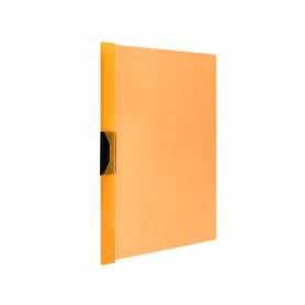 Carpeta liderpapel dossier pinza lateral 45301 polipropileno din a4 naranja 30 hojas pinza deslizante