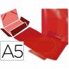 Carpeta liderpapel gomas solapas 34970 polipropileno din a5 roja - SS01