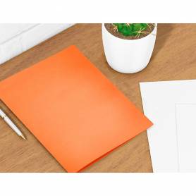 Subcarpeta liderpapel a4 naranja intenso 180g/m2