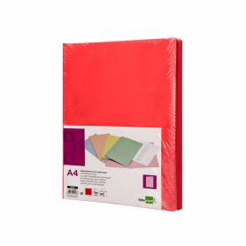 Subcarpeta liderpapel din a4 rojo intenso 180g/m2