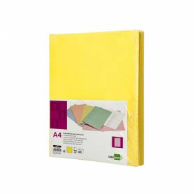 Subcarpeta liderpapel din a4 amarillo intenso 180g/m2