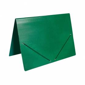 Carpeta planos liderpapel a2 carton gofrado n 12 verde