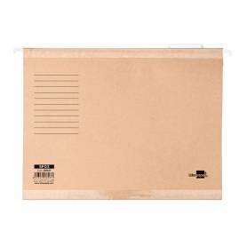 Carpeta colgante liderpapel folio prolongado kraft