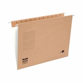 Carpeta colgante liderpapel folio prolongado kraft