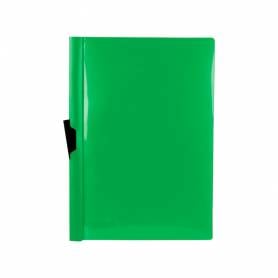 Carpeta liderpapel dossier pinza lateral 45323 polipropileno din a4 verde 60 hojas pinza deslizante