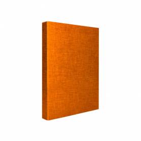 Carpeta de 4 anillas 25mm mixtas liderpapel folio carton forrado paper coat naranja