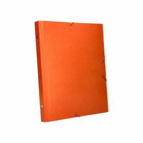 Carpeta clasificadora liderpapel 12 departamentos folio prolongado carton forrado naranja