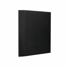 Carpeta fuelle liderpapel folio carton forrado negra