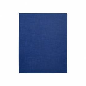 Carpeta de 4 anillas 40mm mixtas liderpapel folio carton forrado paper coat azul