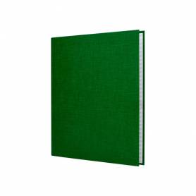 Carpeta de 4 anillas 25mm mixtas liderpapel folio cartonforrado paper coat verde