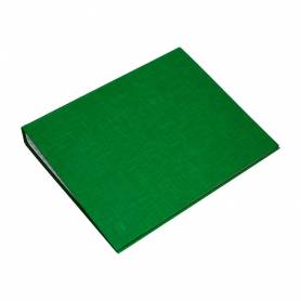 Carpeta de 4 anillas 25mm mixtas liderpapel folio cartonforrado paper coat verde