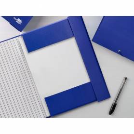 Carpeta proyectos liderpapel folio lomo 70mm carton forradoazul