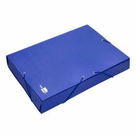 Carpeta proyectos liderpapel folio lomo 70mm carton forradoazul