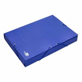 Carpeta proyectos liderpapel folio lomo 50mm carton forradoazul