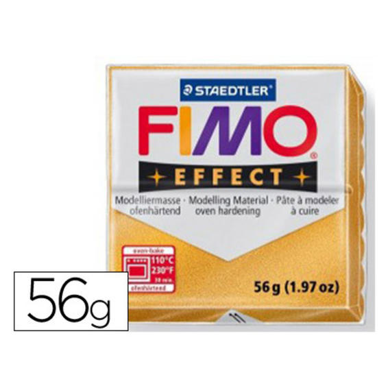 Pasta staedtler fimo effect 56 gr oro metalico