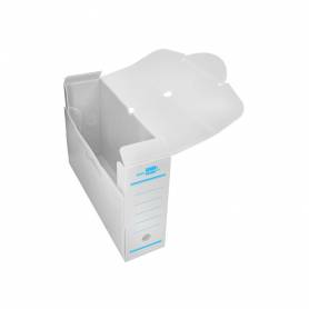 Caja archivo definitivo plastico liderpapel blanco 360x260x100 mm