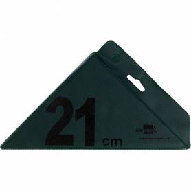 Escuadra liderpapel 21 cm acrilico verde