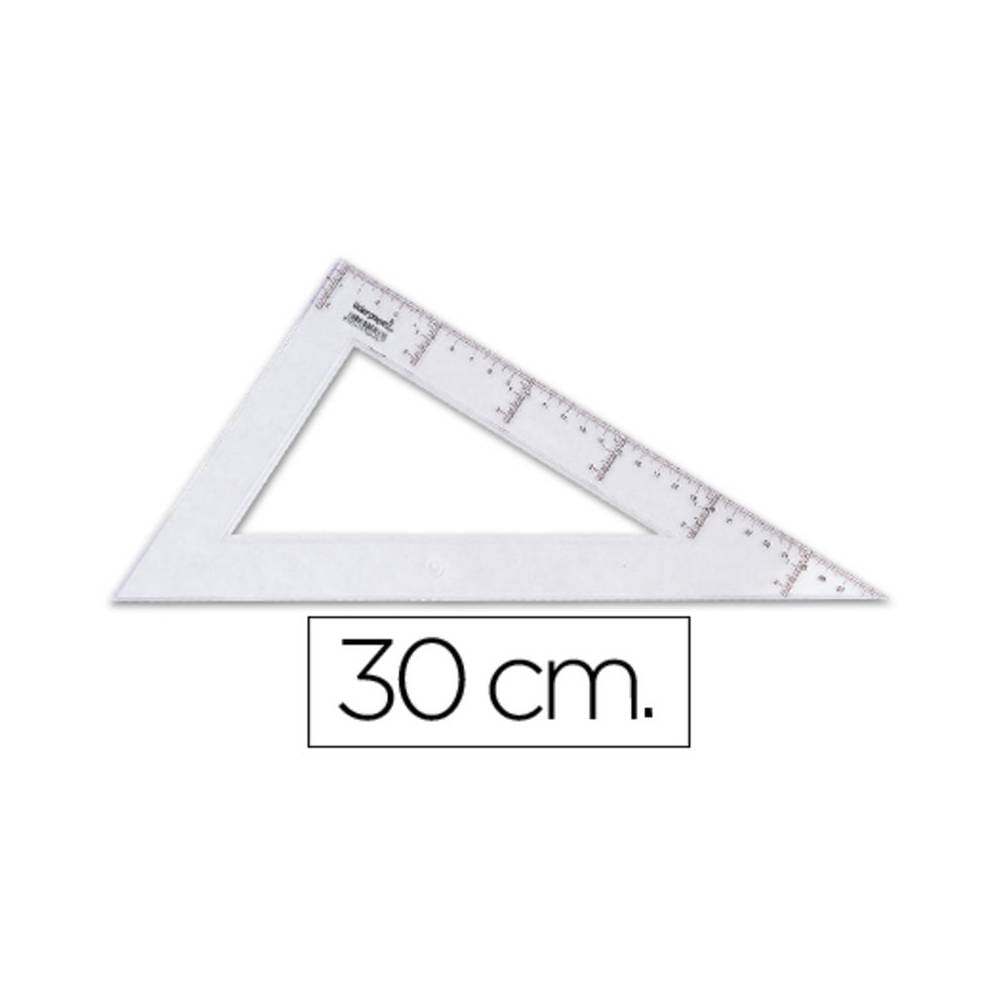 Cartabon liderpapel 30 cm plastico cristal