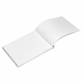 Bloc notas liderpapel liso a4 80 hojas 60 g/m2 perforado sin tapa