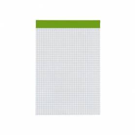 Bloc notas liderpapel cuadro 4 mm a5 80 hojas 60 g/m2 perforado sin tapa