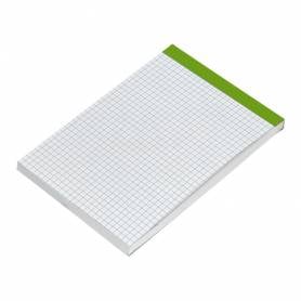 Bloc notas liderpapel cuadro 4 mm a6 80 hojas 60 g/m2 perforado sin tapa