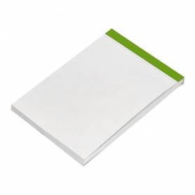 Bloc notas liderpapel liso a7 80 hojas 60 g/m2 perforado sin tapa