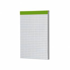 Bloc notas liderpapel cuadro 4 mm a7 80 hojas 60 g/m2 perforado sin tapa