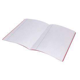 Libreta liderpapel 360 tapa de plastico a5 48 hojas 90g/m2 cuadro 4mm con margen colores surtidos