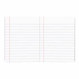 Libreta liderpapel scriptus a5 plus 48 hojas 90g/m2 rayado montessori 5mm con margen colores surtidos