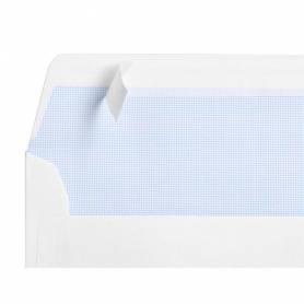 Sobre liderpapel n 2 blanco din americano 110x220 mm tira de silicona paquete de 25 unidades