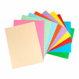 Bloc trabajos manuales liderpapel cartulina 297x420 mm 10 hojas colores surtidos