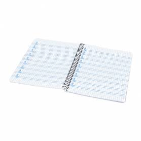 Cuaderno espiral liderpapel cuarto pautaguia tapa blanda 40h 75 gr cuadro pautado 5mm colores surtidos