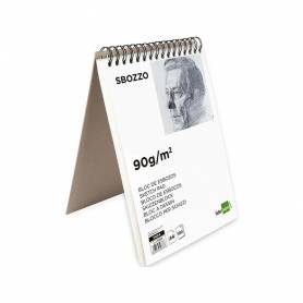 Bloc dibujo liderpapel esbozos espiral din a4 210x297mm 100 hojas 90gr/m2 sin recuadro