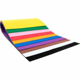 Bloc trabajos manuales liderpapel goma eva 240x315mm 10 hojas colores surtidos