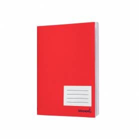 Libreta liderpapel smart a5 80 hojas 60g/m2 cuadro 4mm con margen colores surtidos tapa blanda