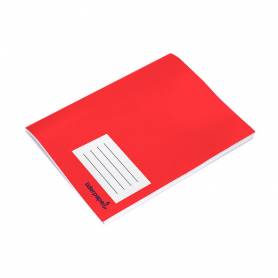 Libreta liderpapel smart a5 80 hojas 60g/m2 cuadro 4mm con margen colores surtidos tapa blanda