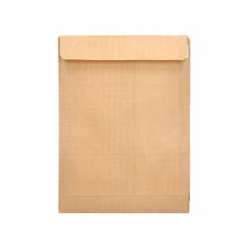 Sobre liderpapel bolsa n.6 kraft cuarto prolongado 184x261mm tira de silicona caja de 250 unidades