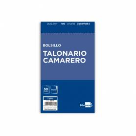 Talonario liderpapel camarero bolsillo original y copia t250