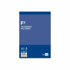 Talonario liderpapel facturas folio original y copia t223 con i.v.a.