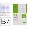 Bloc notas liderpapel cuadro 4mm b7 80 hojas 60g/m2 perforado - BN07